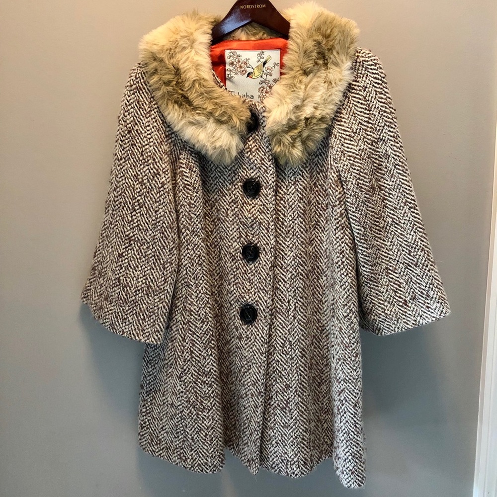 Anthropologie Tabitha Tyndall coat